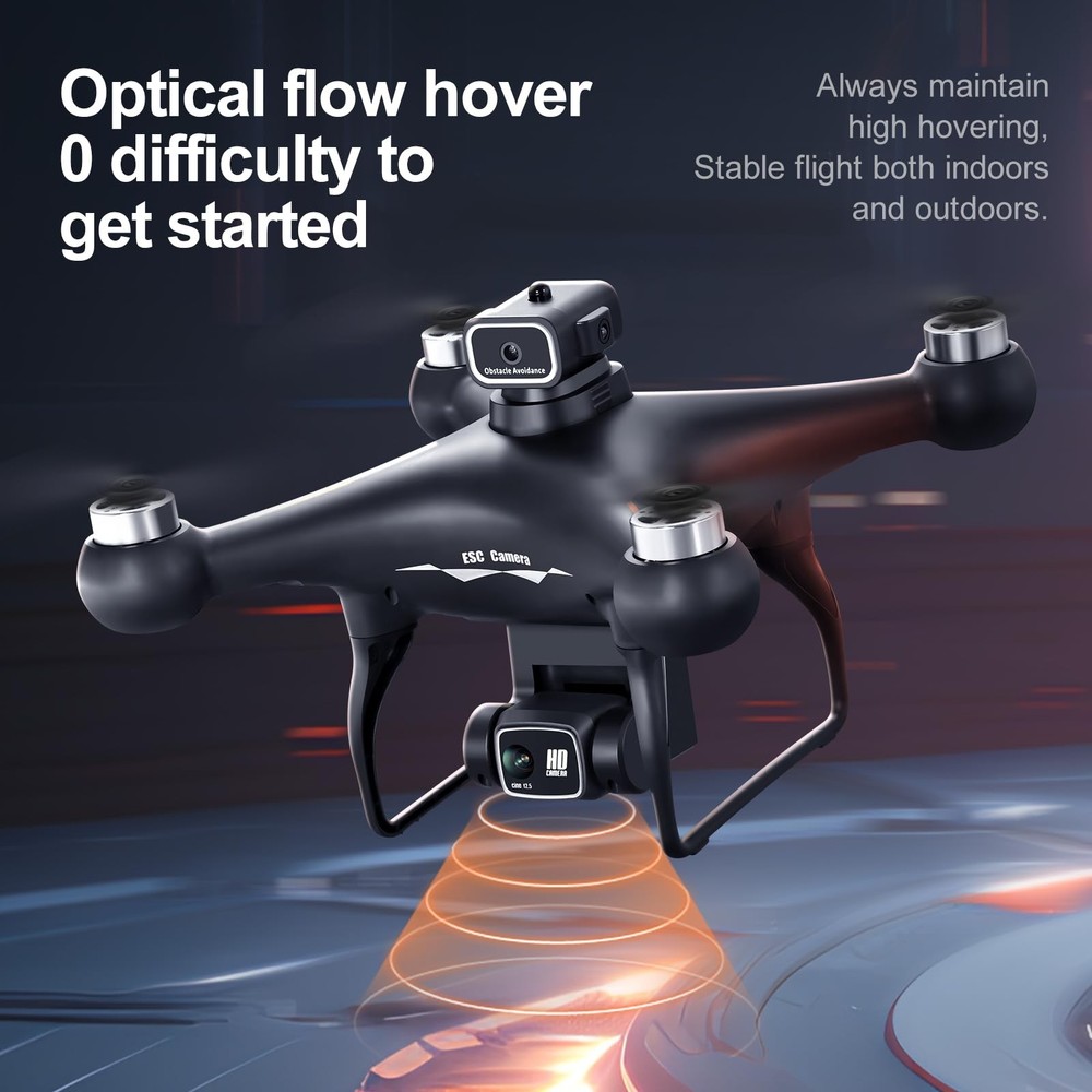 S116 GPS Drone with Screen Controller, Two-batteries, White - 2 batteries