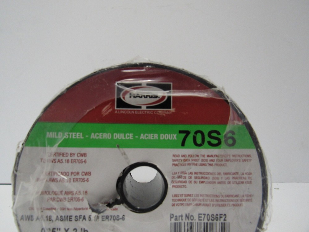 Harris Spool Welding Wire .035" x 2 lb. E70S6F2 2lb Spool