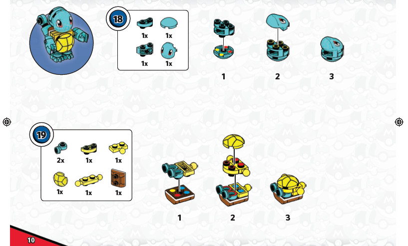 Mega Construx Pokemon Squirtle Mini Set