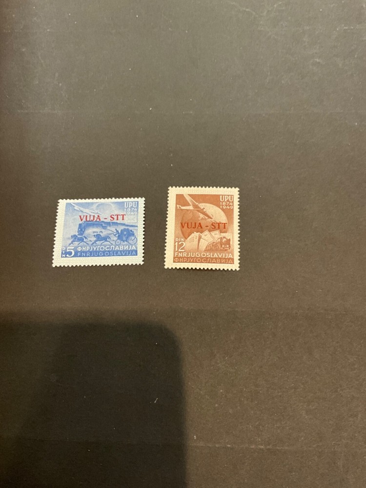 Yugo-Trieste zone B Scott #15-6 never hinged