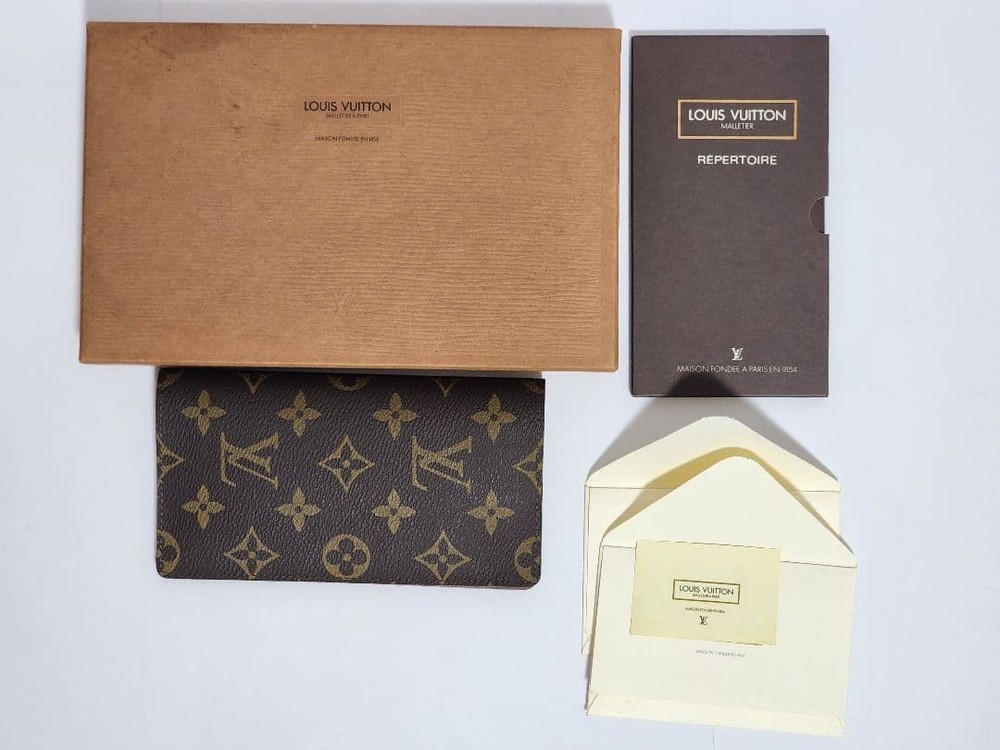 Used Louis Vuitton Monogram Notebook Cover Notebook Included