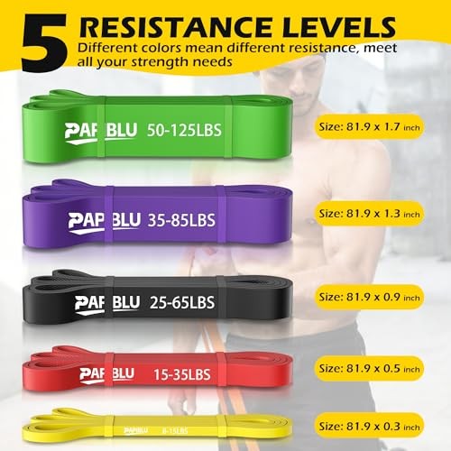 Pull Up Bands, Resistance Bands Set for Pull-Up Assistance, Exercise Multicolor