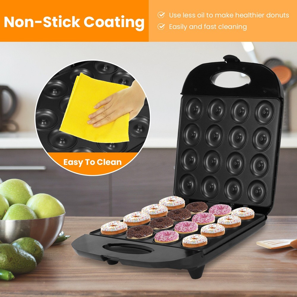 Kitchen Mini Donut Maker Machine Home Non Stick Coating Heating Donut Maker