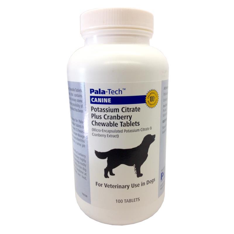 Pala-Tech Potassium Citrate Plus Cranberry Chewable Tablets (100 Tablets)