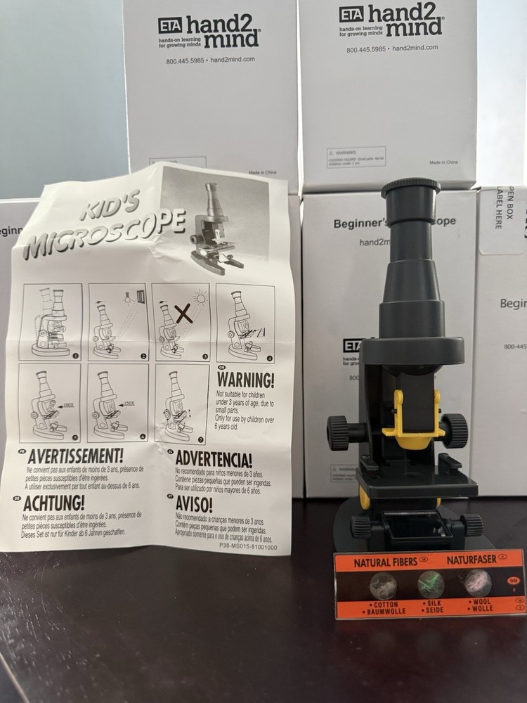New Beginner's Microscope Hand2mind 12048 School Surplus