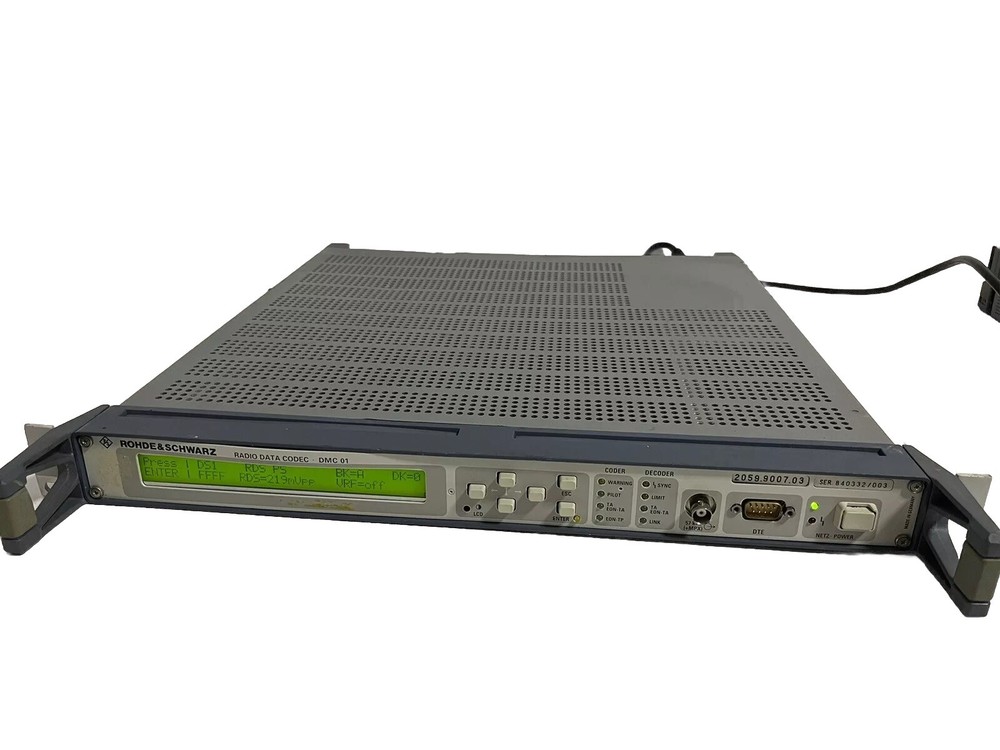 Rohde & Schwarz radio data codec dmc 01