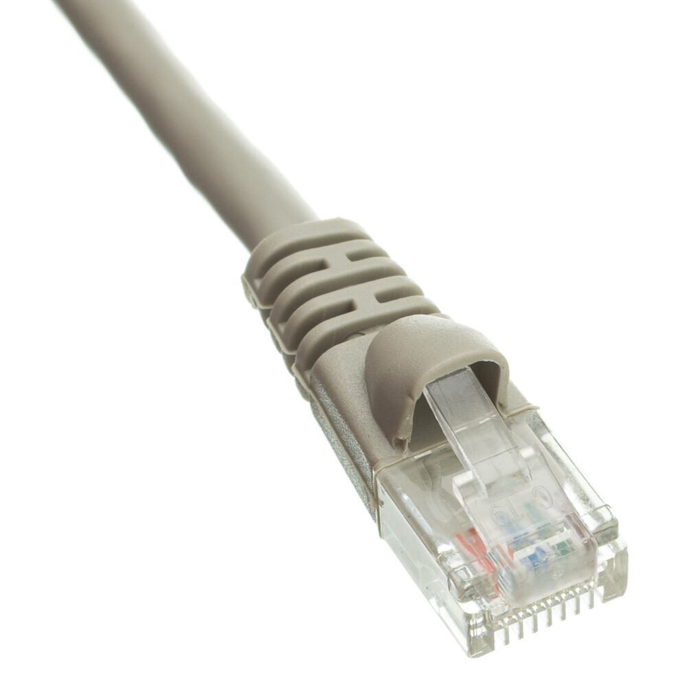 Snagless Shieled 7 Foot Cat5e Gray Network Ethernet Patch Cable