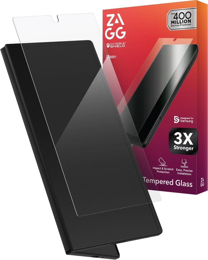 ZAGG Glass+ Samsung Galaxy Z Fold7 Screen Protector (Front Screen Only) –
