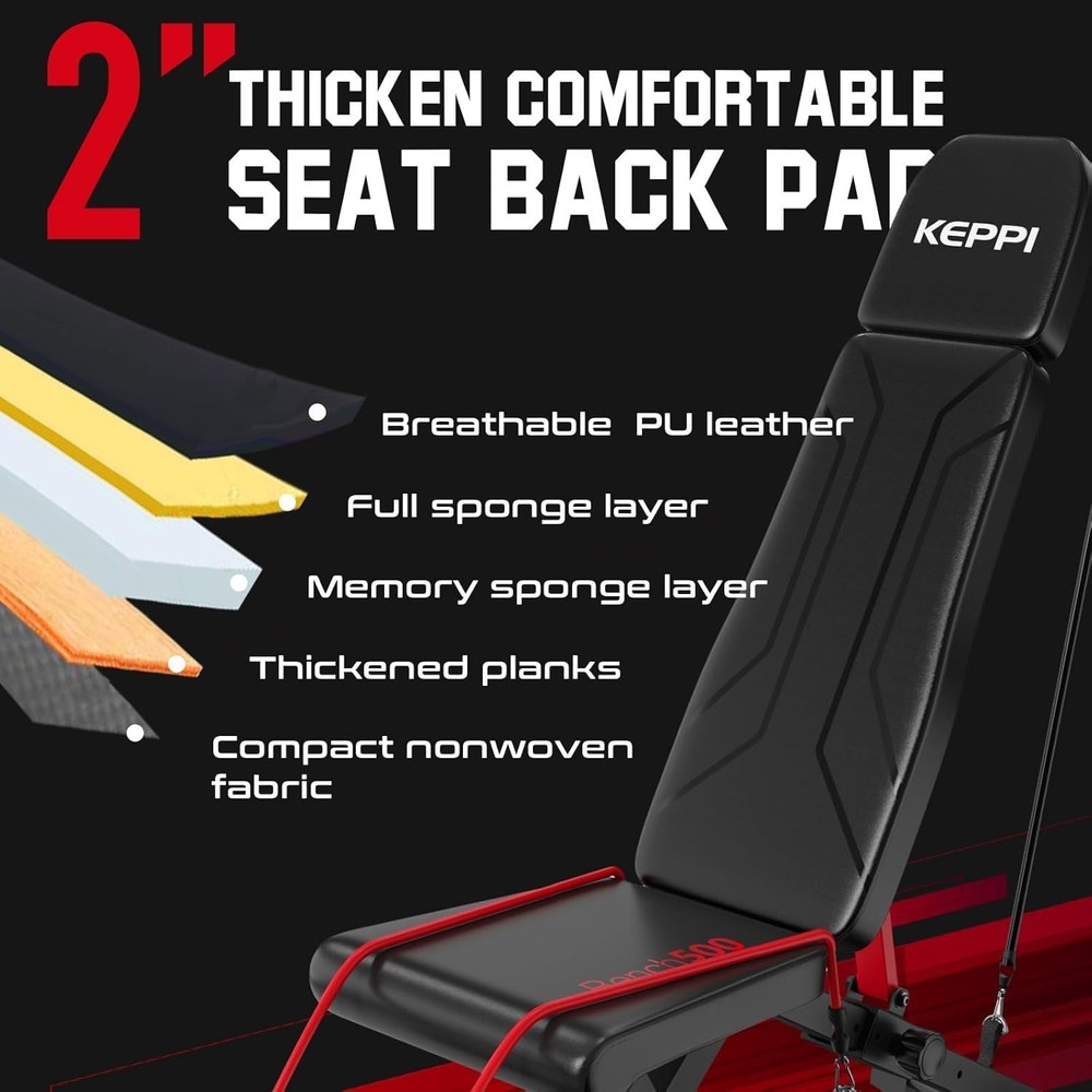 Adjustable Incline Decline Bench for Strength Training