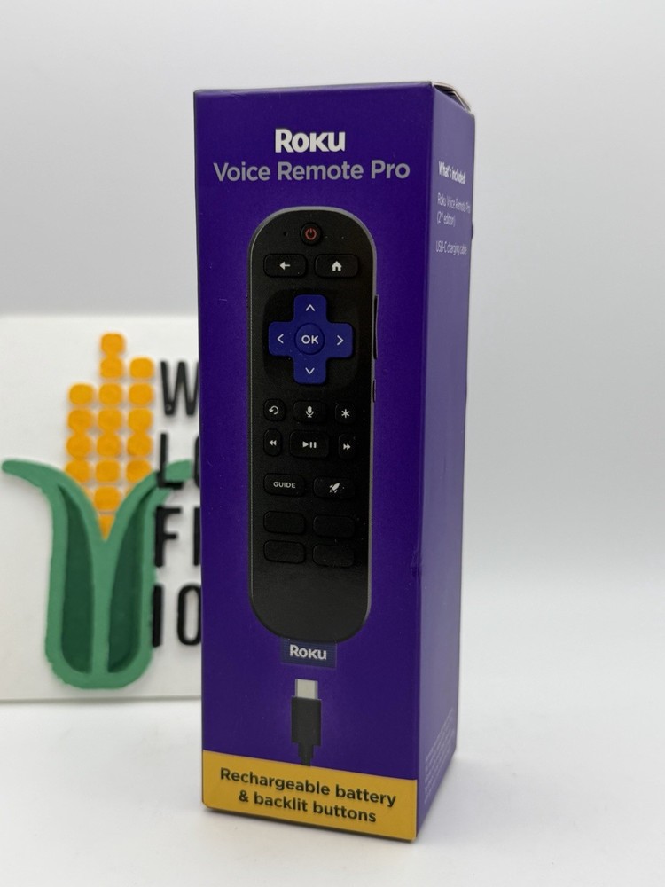 Roku - Voice Remote Pro (2nd Edition) | Rechargeable Replacement Voice Remote...