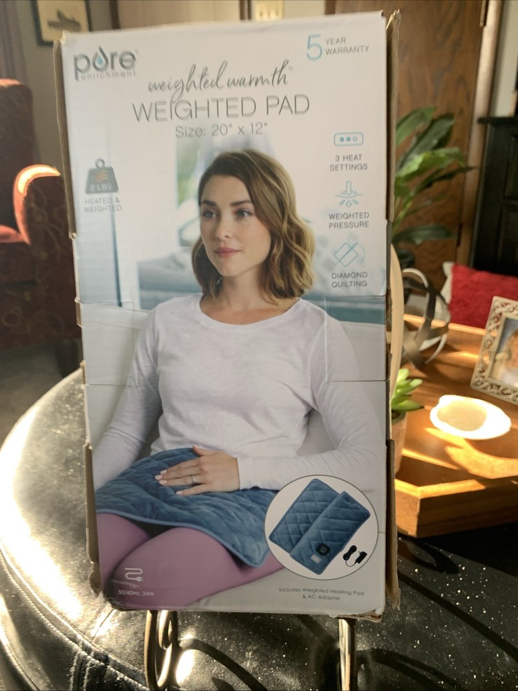 Weighted Warm Heating Pad 20x12 2 Lbs