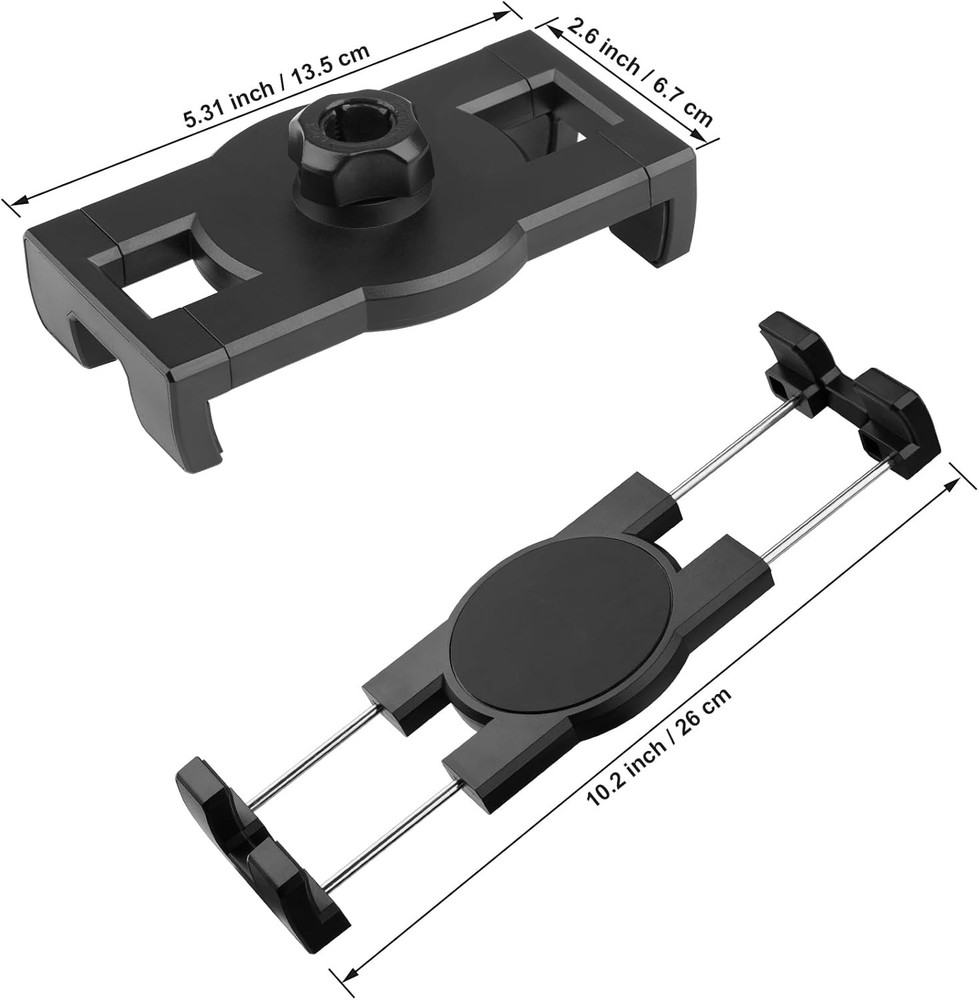 Tablet Holder Clamp Clip Mount Replacement with 17mm Ball Joint Socket for Table
