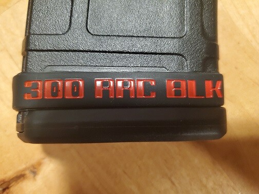 300 AAC BLACKOUT ID BAND IN BLACK (2 PACK)