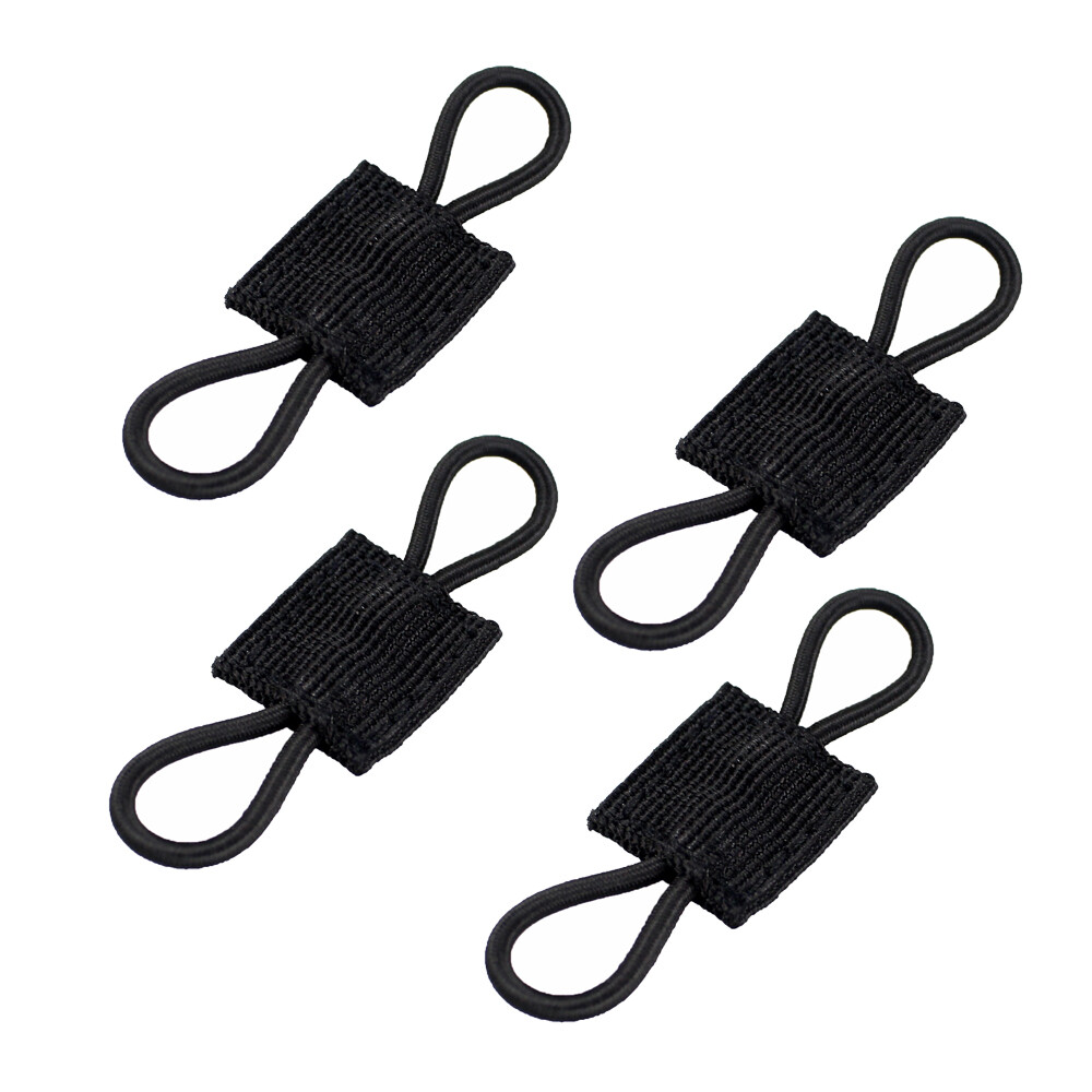 10Pcs Tactical PTT Retainer Molle Retainers Webbing Communication Cable Fastener