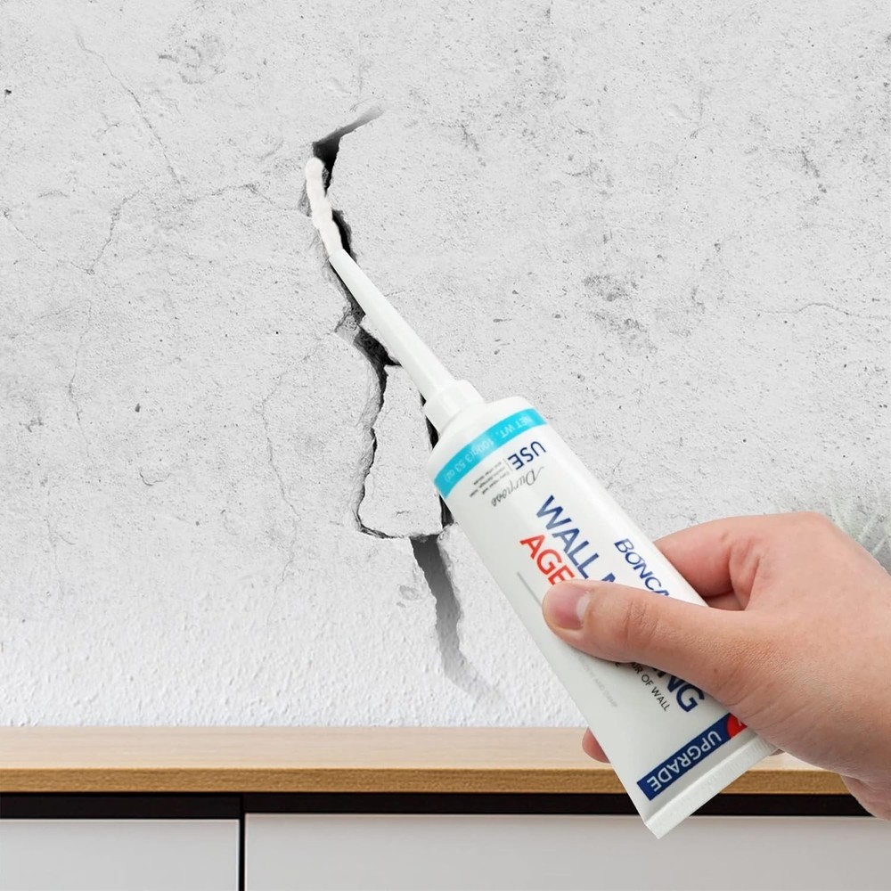 Revolutionary Wall Repair Solution: 2 Pack Easy-Use Mending Agents & Scraper