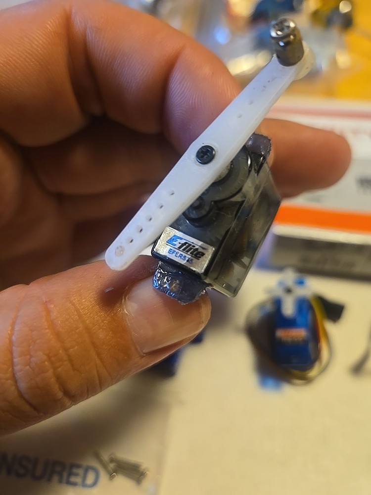 Hitec HS-55 Feather Micro Remote Control Airplane Servo, & Extras