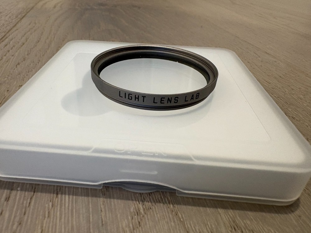 Light Lens Lab 46mm UV filter E46 In Titanium