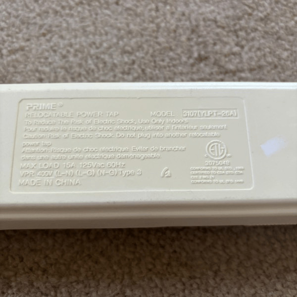 Prime Surge Protector Power Strip