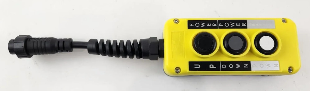 KTI 3 Button Pendant & Cord Hydro Dump Trailer Controller - Power UP DOWN GRAV