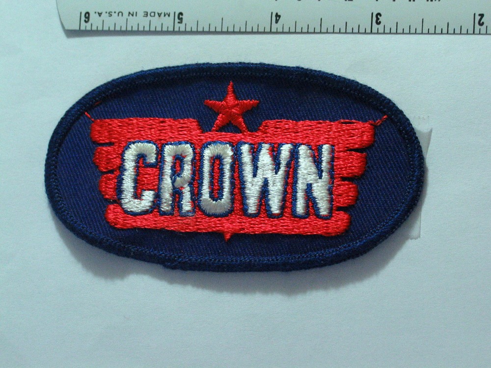 Crown Oil Company Patch Vintage
