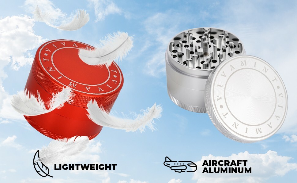 Herb Grinder - Large 3" inch, Plus Smell Proof Storage-FREE SHIPPING & RETURN