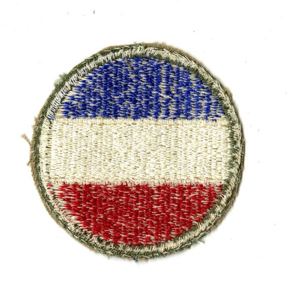 Army Ground Forces White Back Patch WWII Original