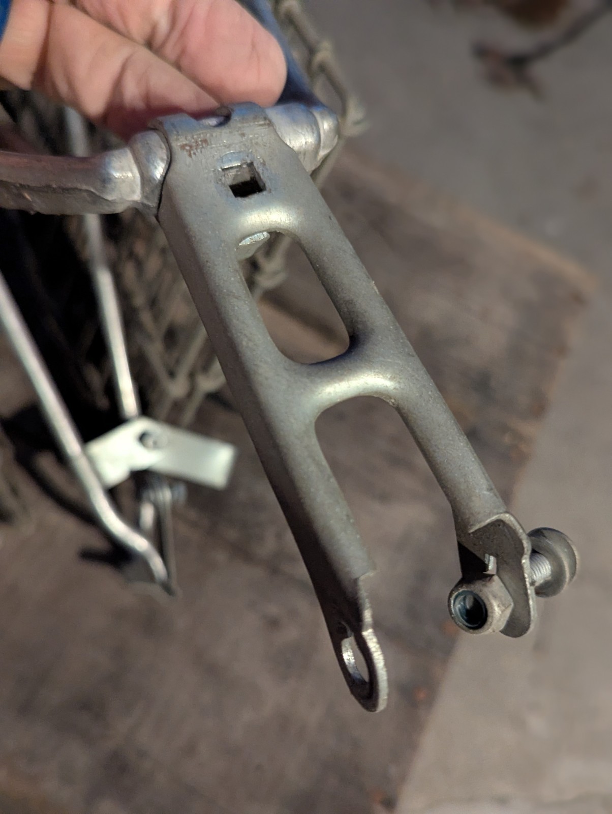 Vintage Schwinn Approved Folding Wire Bicycle Basket/Rack