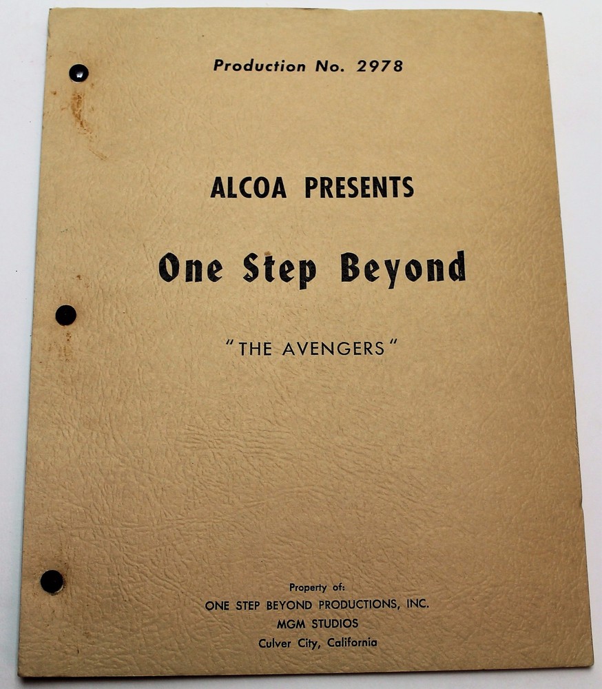 One Step Beyond / 1961 Original TV Series Script "The Avengers"