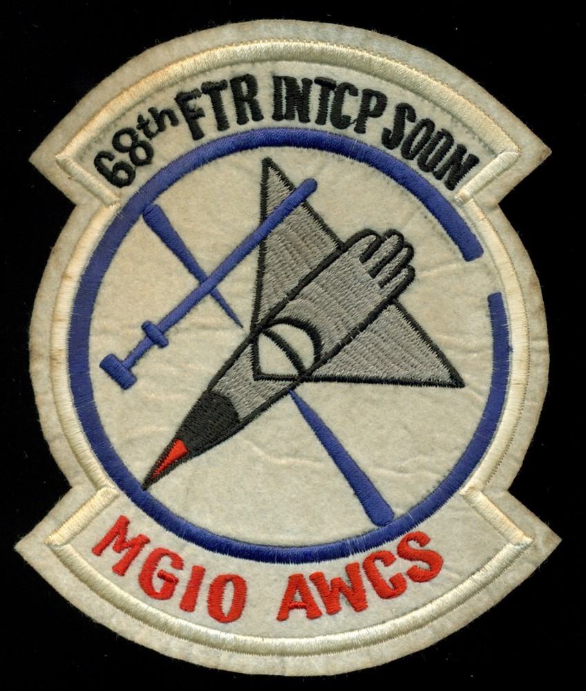 USAF 68th Fighter Interceptor Squadron MGIO AWCS Patch S-12
