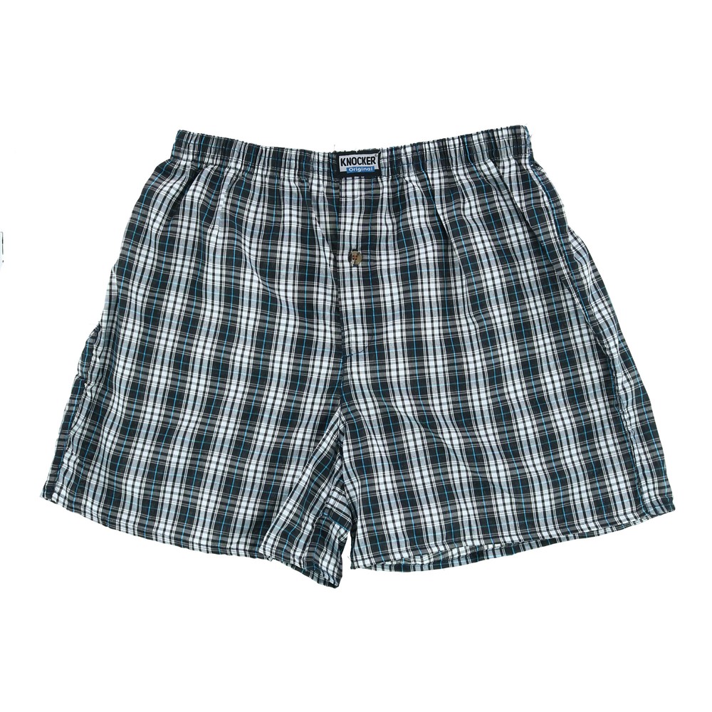 New Knocker Men's Plaid Boxer Shorts (3 Pack)