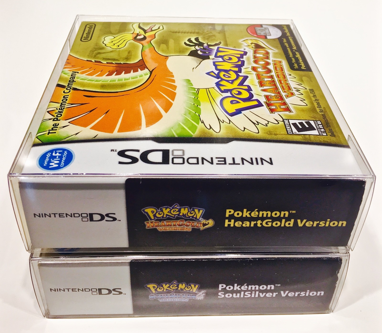 1 Box Protector for Pokemon Heartgold / Soulsilver case Nintendo DS NTSC ONLY!