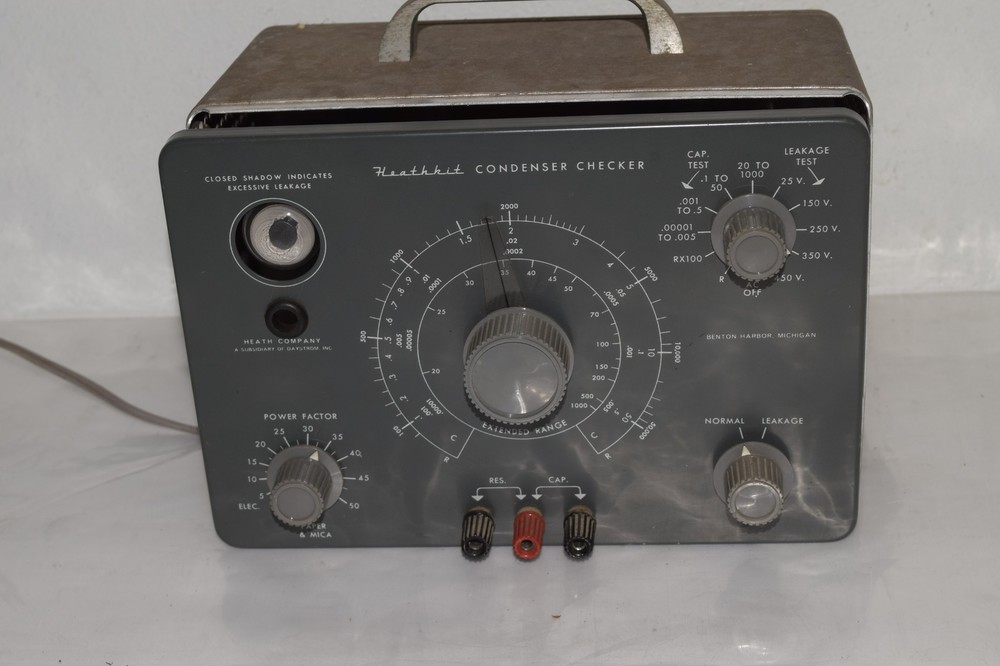 *TC* HEATHKIT CONDENSER CHECKER MODEL C-3 (DTG54)