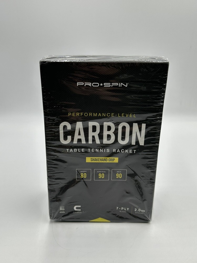PRO SPIN Ping Pong Paddle Carbon Elite Table Tennis Racket Performance Level (2)