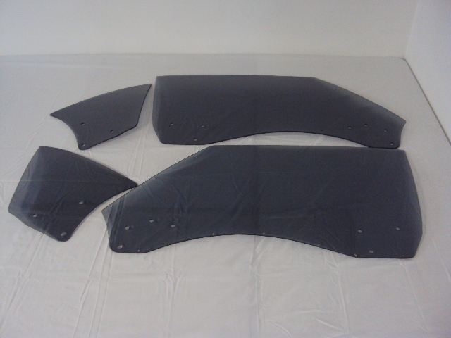 Side Glass for 1968 1969 Camaro Firebird Hardtop Door Quarter Custom Smoke Grey