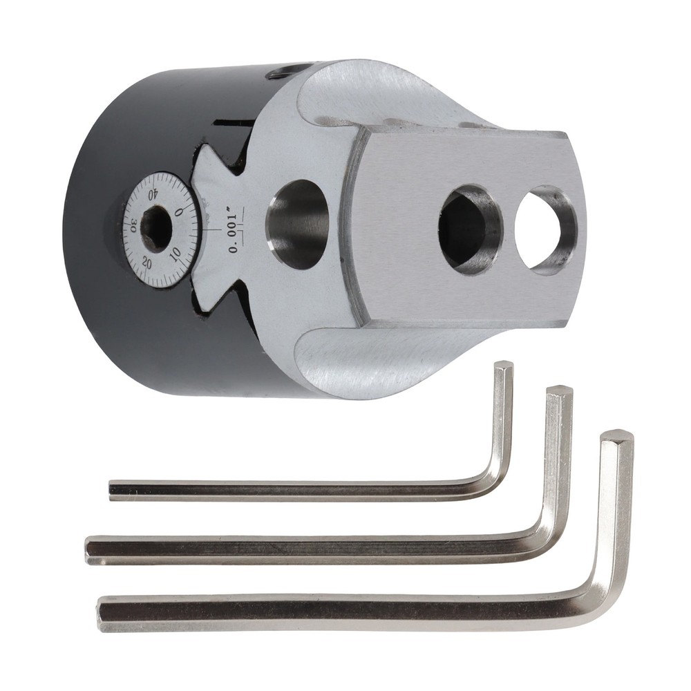 High Precision 2Inch Threaded Boring Head 1-1/2-18" Thread Mount 1/2" Hole Size