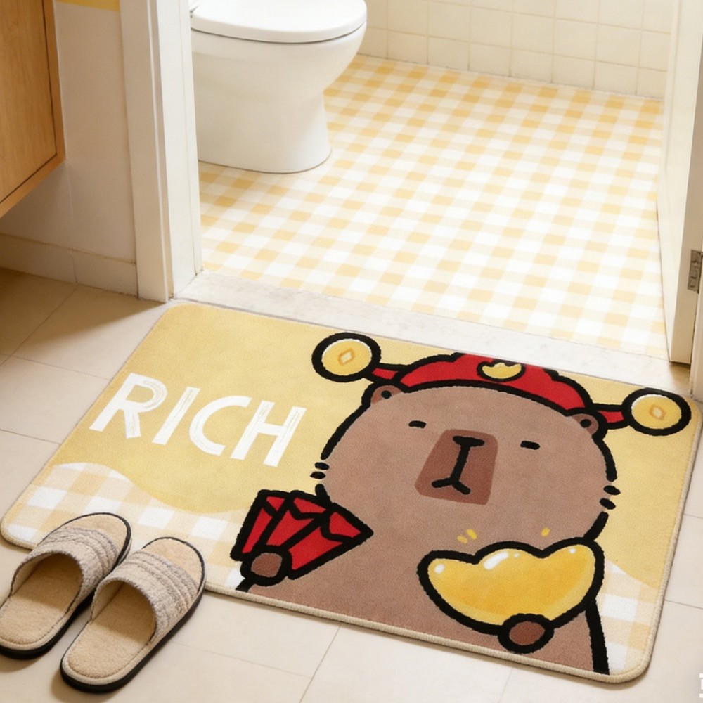 Absorbent Bath Mat Magic Rug, Quick Drying Mat Magic Bath Mat Non-Slip Floor