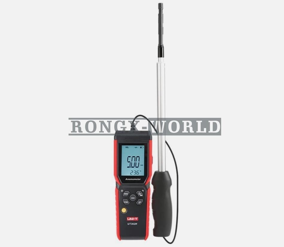 UNI-T UT362H Hot Wire Anemometer Sensor Wind Velocity/Volume/Temperature Tester