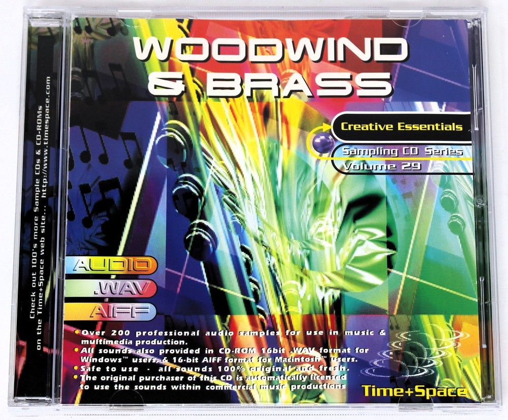 Zero-G Creative Essentials 29 Woodwind & Brass Sample/Sound Library/Sampling CD