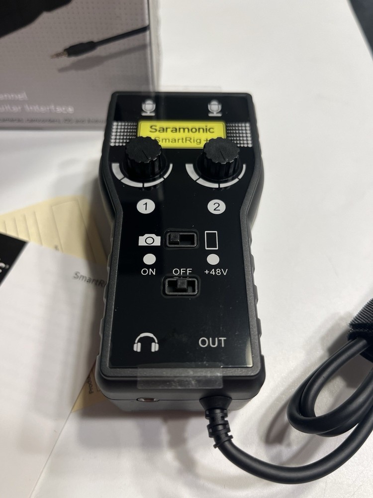 Saramonic SmartRig+ Two-Channel Mic Guitar Interface Recording IOS Android Test