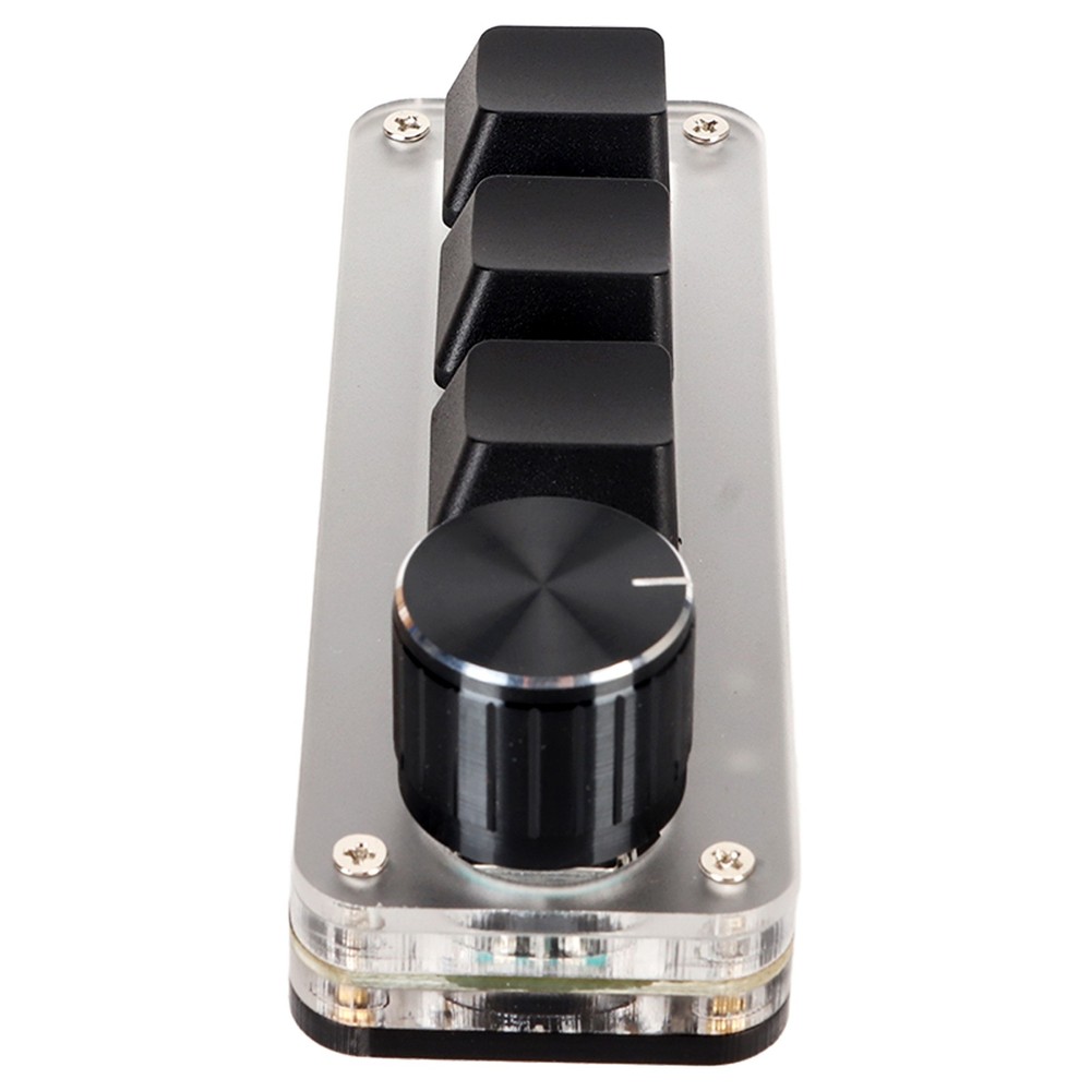 (3 Keys 1 Knob) USB Mini Key Keypad DIY Programmable Keyboard With⭐