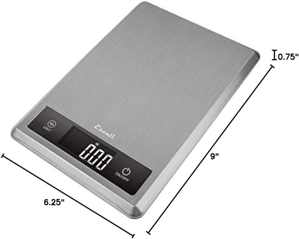 T115S Ultra Thin Kitchen, Office, Herb Scale, Tare Functionality, LCD Digital Di