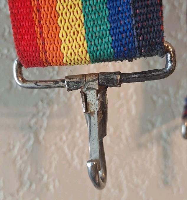 Wide Woven Multi-color Camera Strap