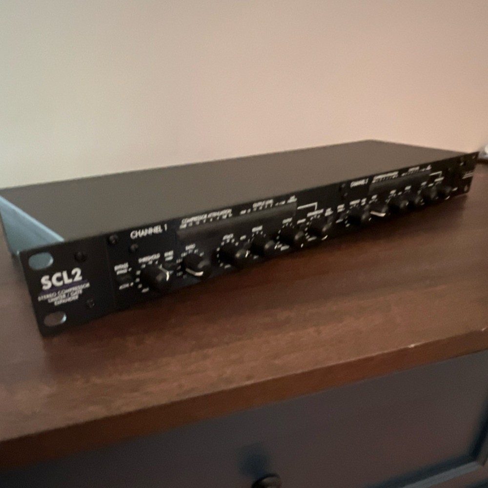 ART SCL2 Stereo Compressor/Limiter/Gate/Expander 2-Ch 1U Rack Analog