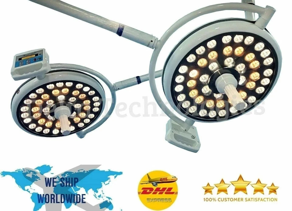 Surgical And Examination OT LED Light Double Dome Shadowless Operating Room Lamp