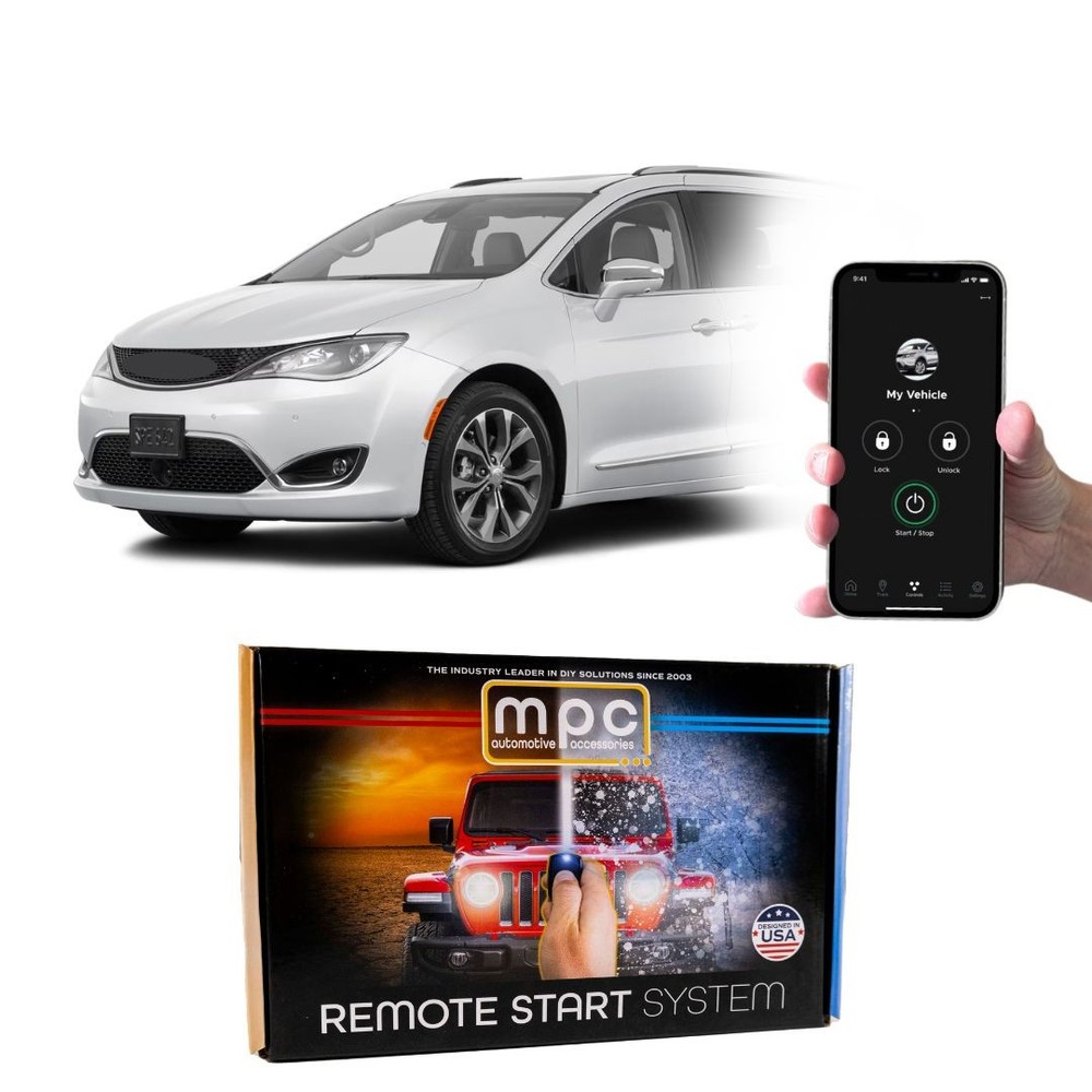 Smartphone or OEM Activated Remote Starter For 2017-2018 Chrysler Pacifica