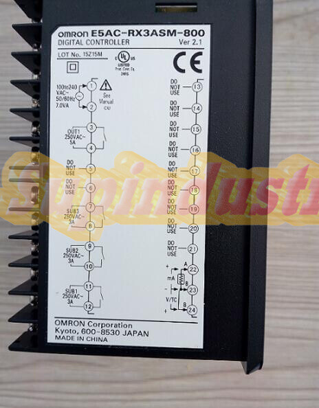 .1Pcs New OMRON E5AC-RX3ASM-800 Temperature Controller replace 100-240VAC