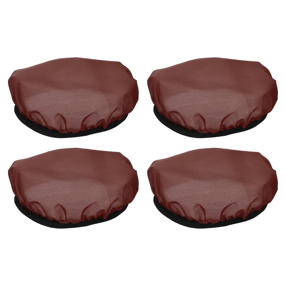 7" 18cm soft diffuser lamp cover, 4pcs fabric diffuser, brown