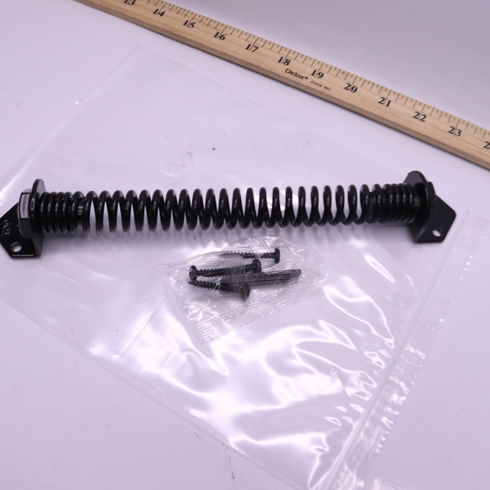 Everbilt 11 in. Black Gate Spring