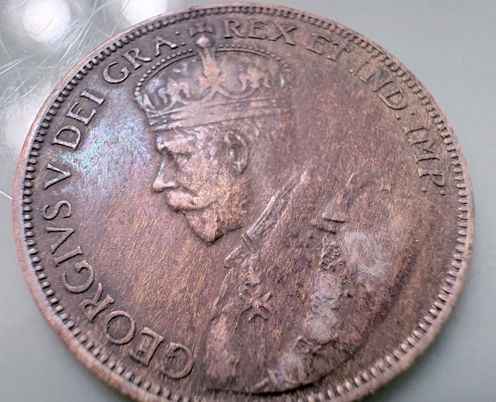 1918 Canada Large Cent Coin High Grade Slight Toning