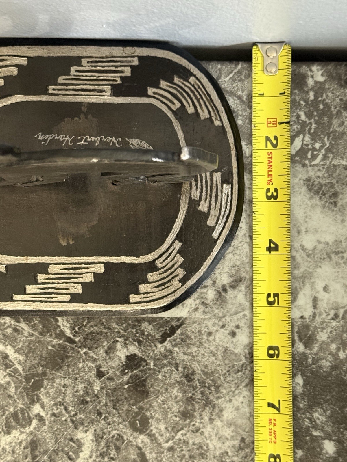 Herbert Hardin Signed Metal Mimbus Rabbit Sculpture 1993 Santa Clara Southwest